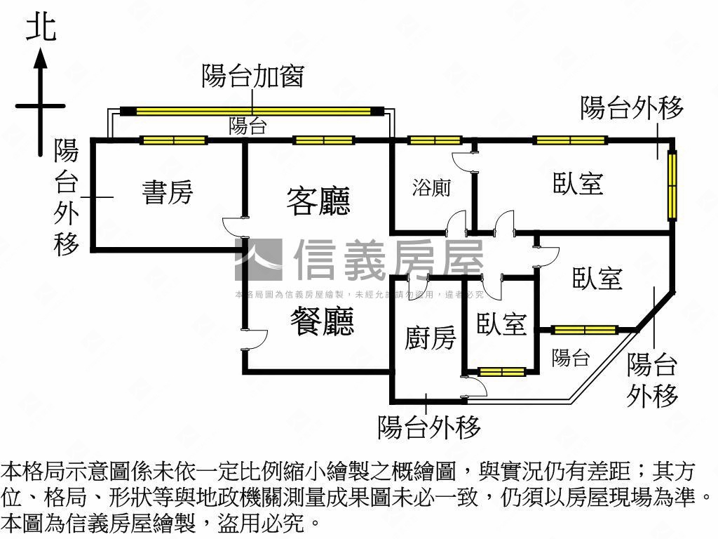 天母聽濤園４房車位美廈房屋室內格局與周邊環境