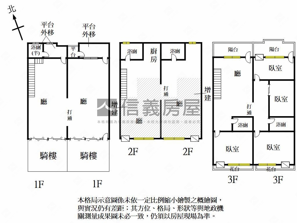 陽明商圈面寬燙金雙店面房屋室內格局與周邊環境