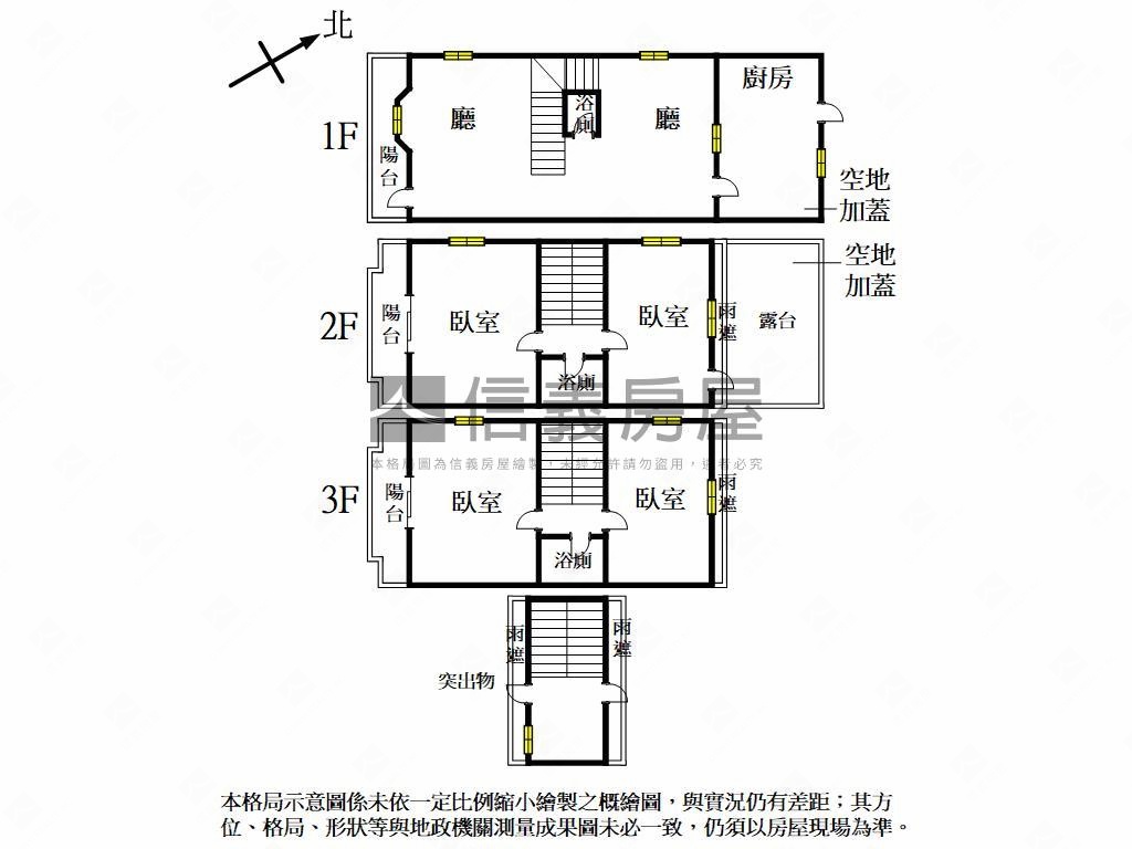 嘉濱邊間透天有車位房屋室內格局與周邊環境