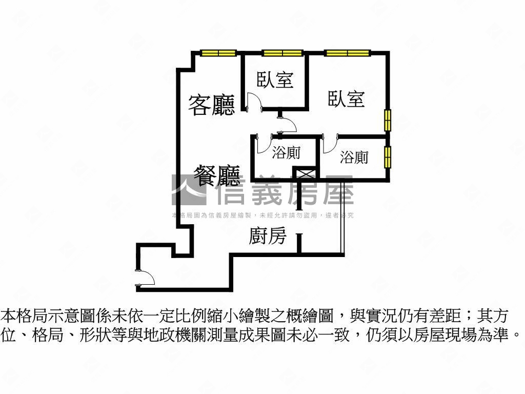 西門表參道大兩房平車房屋室內格局與周邊環境