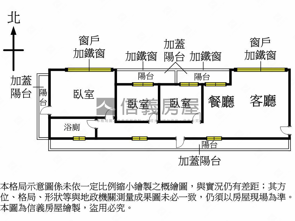 近一中美３房房屋室內格局與周邊環境