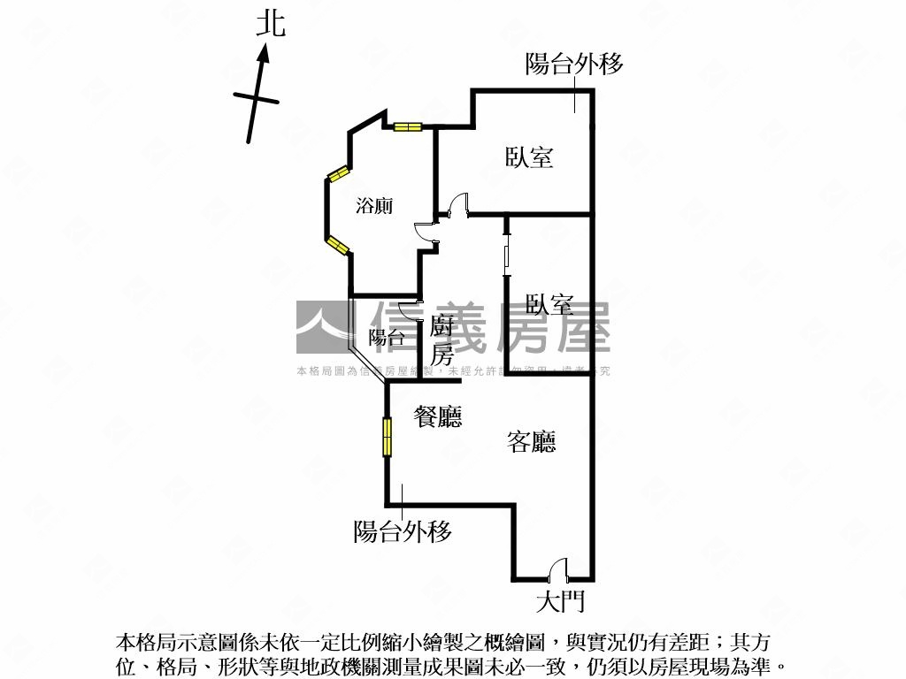 ＃近關渡大橋溫泉兩房房屋室內格局與周邊環境