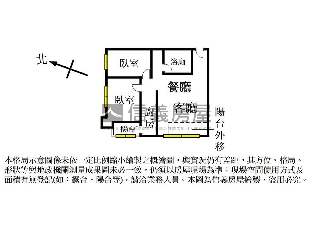 近重劃區享受假期景觀兩房房屋室內格局與周邊環境
