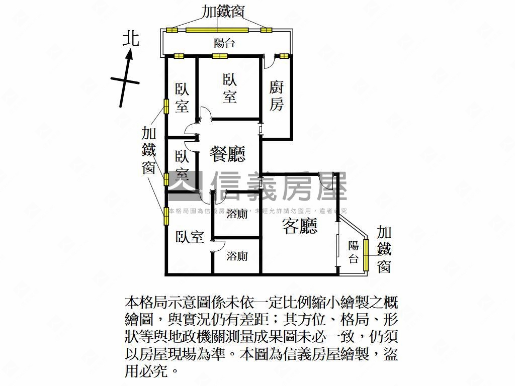近中山國小大空間四房車位房屋室內格局與周邊環境