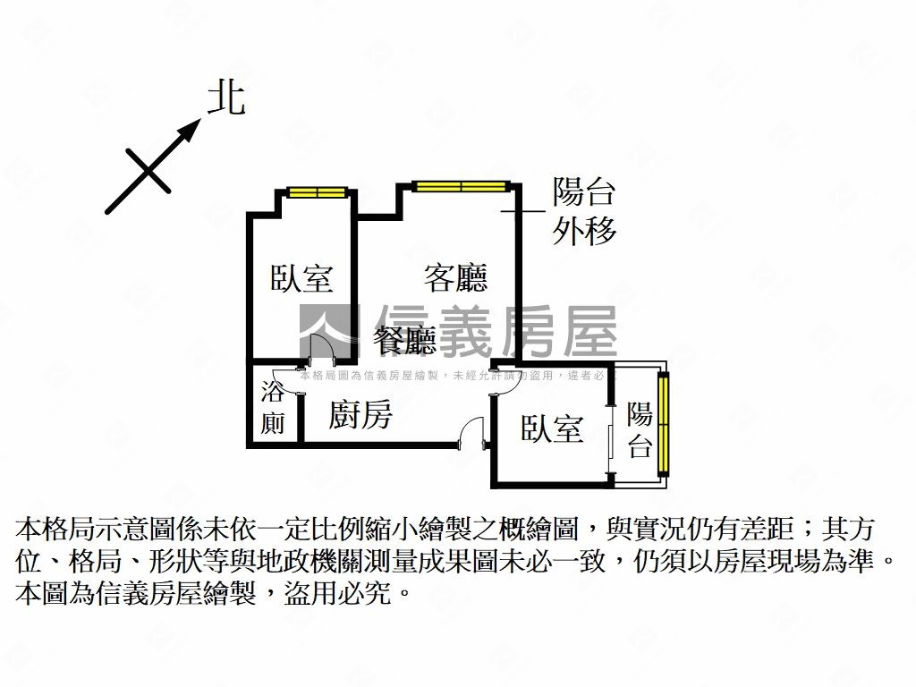 新埔捷運溫馨兩房房屋室內格局與周邊環境