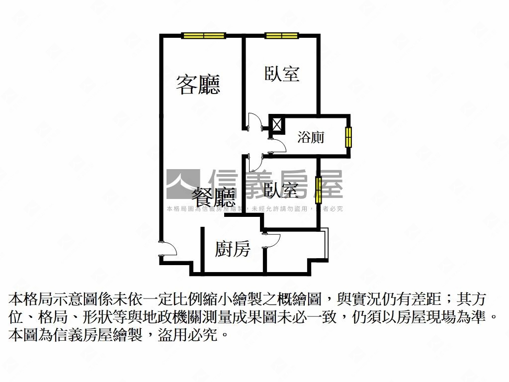 湖濱城Ｃ７高樓２房平車房屋室內格局與周邊環境