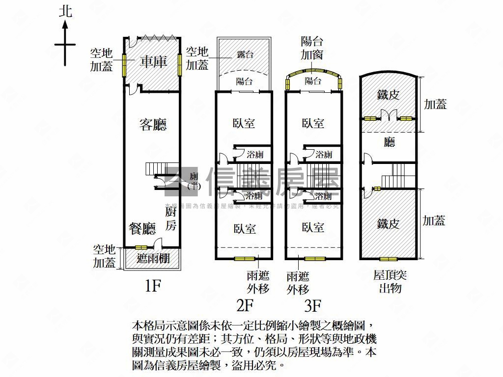 鳳山面公園美車墅房屋室內格局與周邊環境
