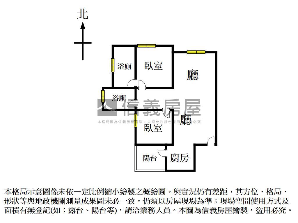 稀有元鈞兩房兩衛雙車位房屋室內格局與周邊環境