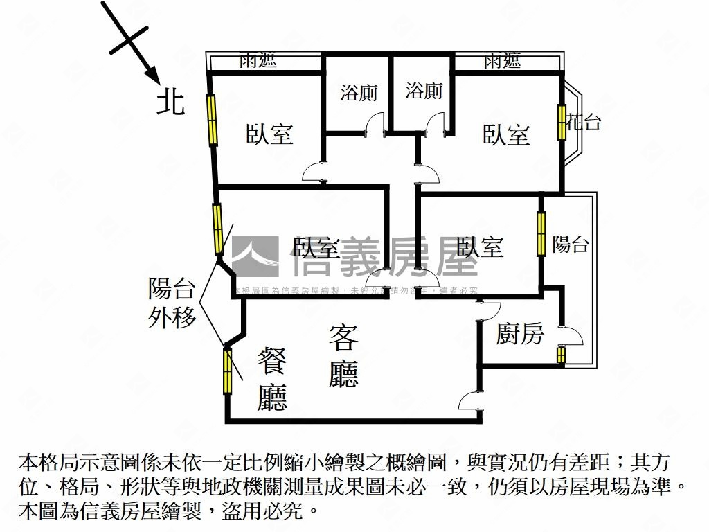 千歲伯爵四房平面車位房屋室內格局與周邊環境