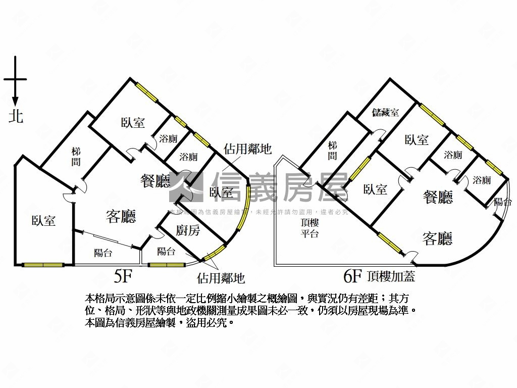 捷運～樂華商圈頂樓公寓房屋室內格局與周邊環境