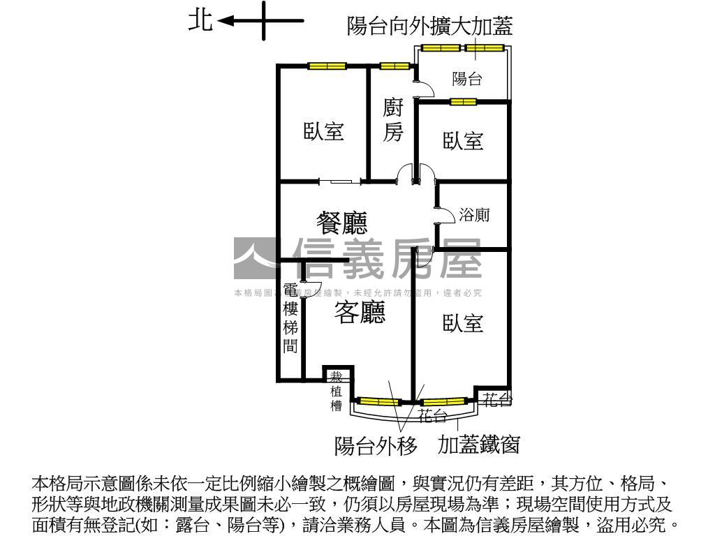 早安大直三房車位房屋室內格局與周邊環境