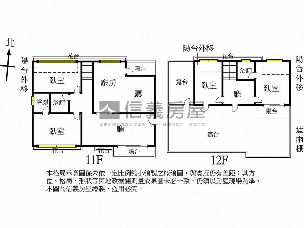 高醫公園首排露臺四房平車房屋室內格局與周邊環境