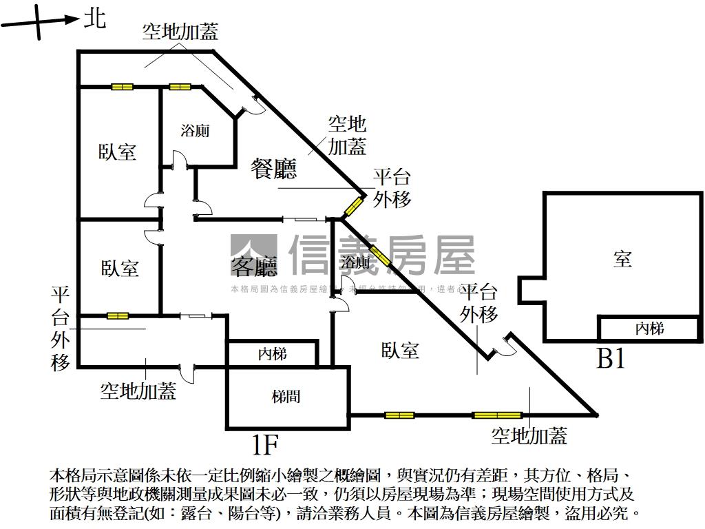 古亭一樓三房公寓房屋室內格局與周邊環境