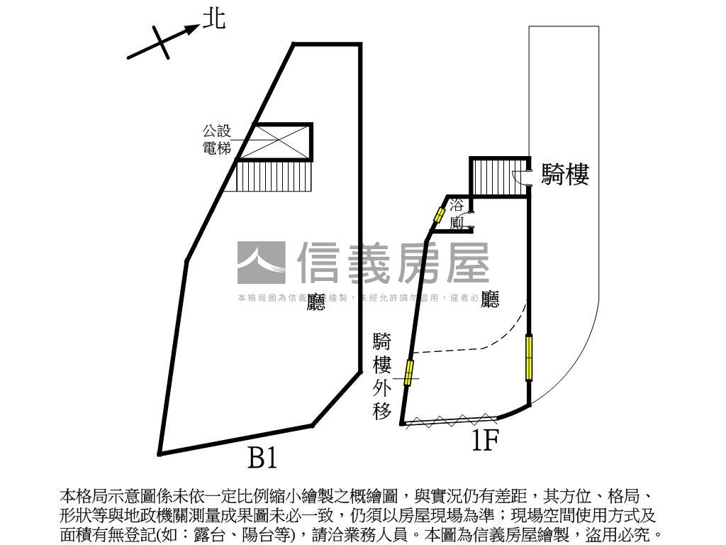 低總價臨路獨棟店面房屋室內格局與周邊環境