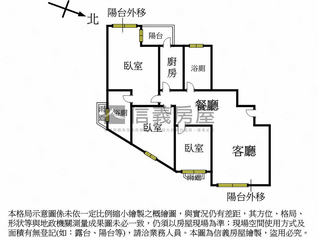 木柵商圈沐心電梯三房平車房屋室內格局與周邊環境
