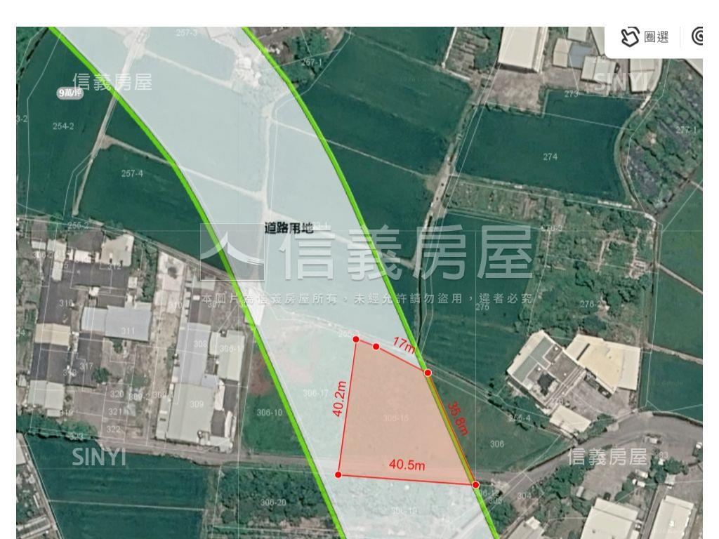 中科漢翔路延伸計劃用地房屋室內格局與周邊環境