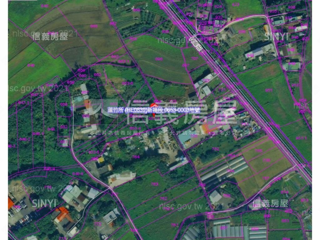 近文新街新福段土地１房屋室內格局與周邊環境