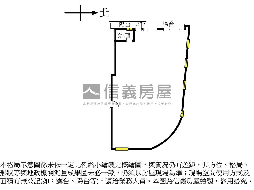 正義北商圈●大空間商辦房屋室內格局與周邊環境