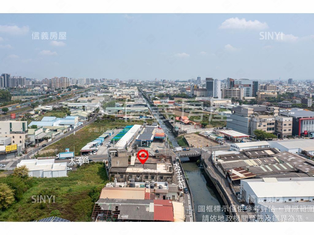 仁德太子路角窗廠房房屋室內格局與周邊環境