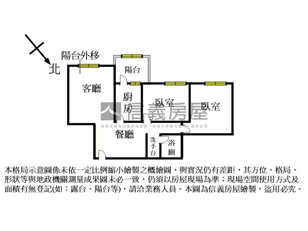 台北ｎｅｗｓ電梯大兩房房屋室內格局與周邊環境