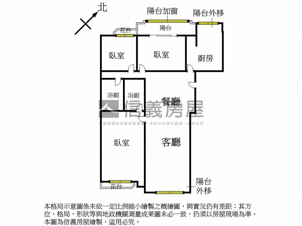 近捷運景觀三房平面車位房屋室內格局與周邊環境