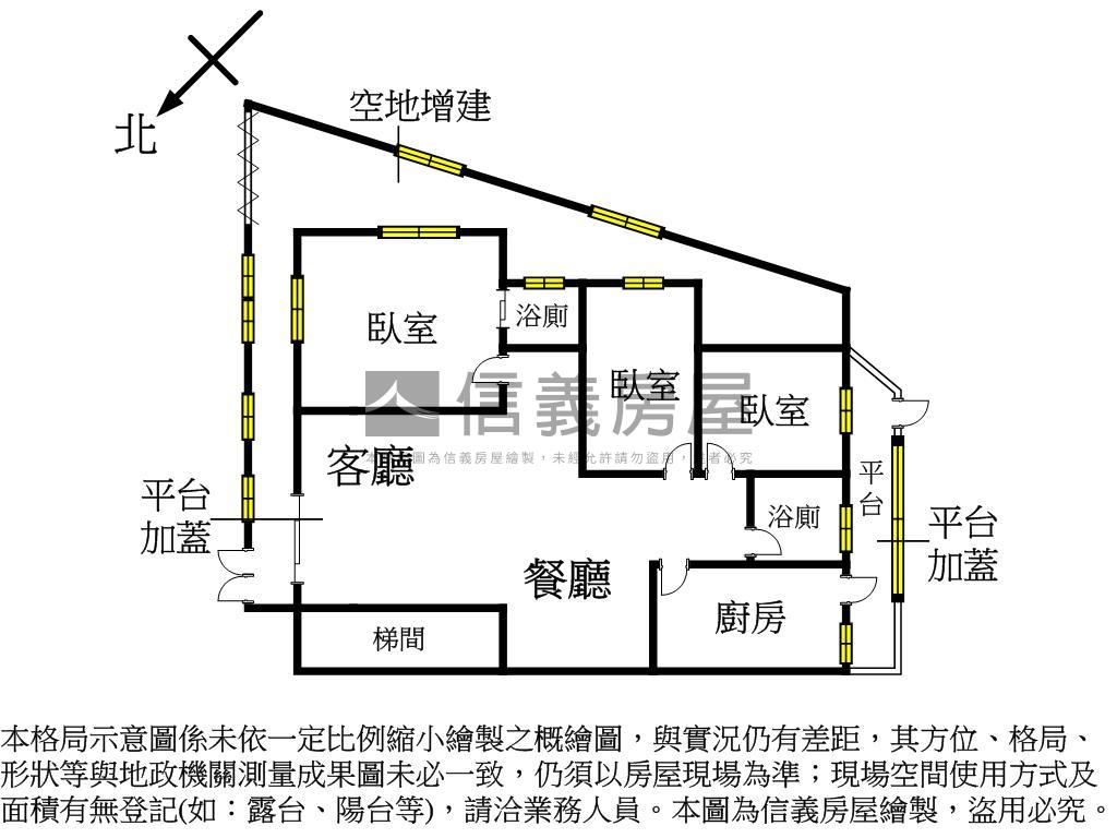 土城門前可停車邊間一樓房屋室內格局與周邊環境