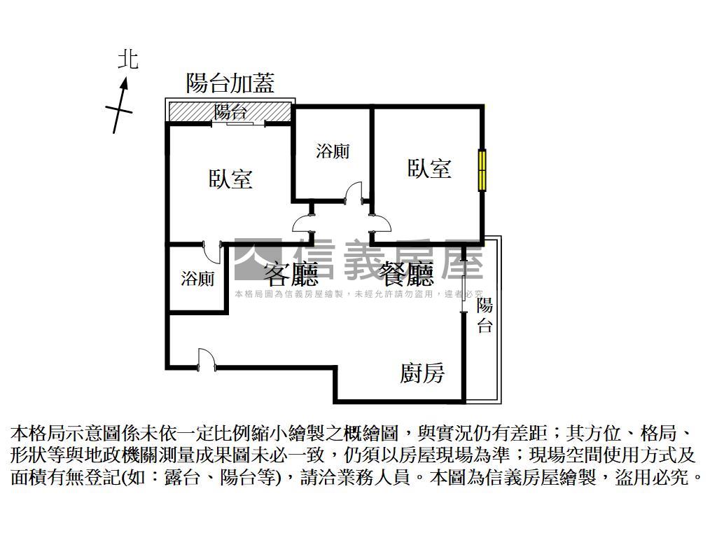 達億美好時光２房２衛Ｄ房屋室內格局與周邊環境