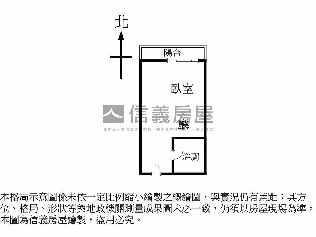 美術商圈低總價陽台套房房屋室內格局與周邊環境