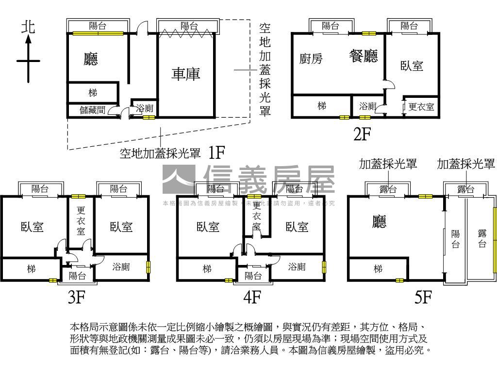 傳天地三面採光雙車位別墅房屋室內格局與周邊環境