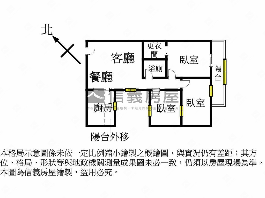 西區文教區屋況好電梯三房房屋室內格局與周邊環境