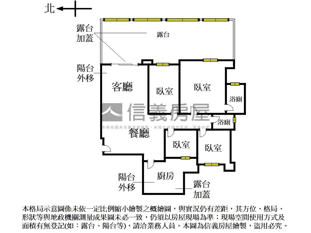 榮美大第-邊間電梯大四房房屋室內格局與周邊環境