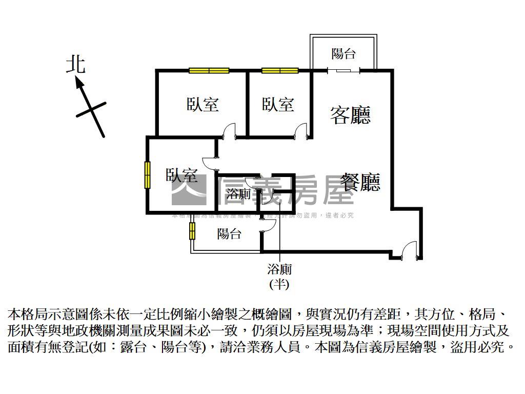 深耕１３綠建築三房車位房屋室內格局與周邊環境
