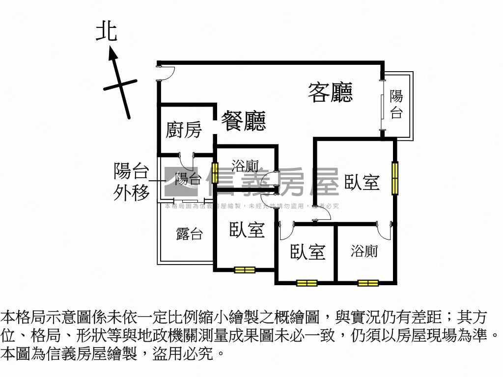 楓ＰＡＲＫ綠意三房雙平車房屋室內格局與周邊環境
