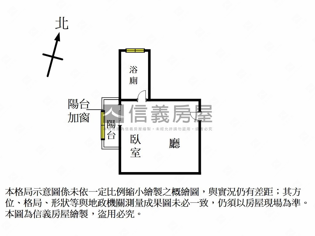 宜大邊間一房車位房屋室內格局與周邊環境