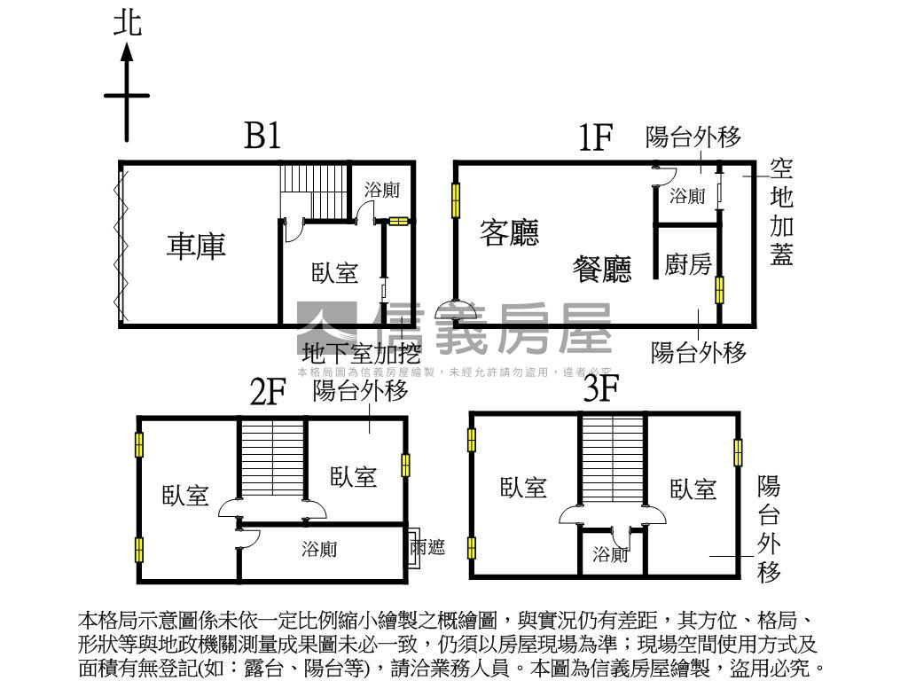 北屯海灣建設五房車庫別墅房屋室內格局與周邊環境