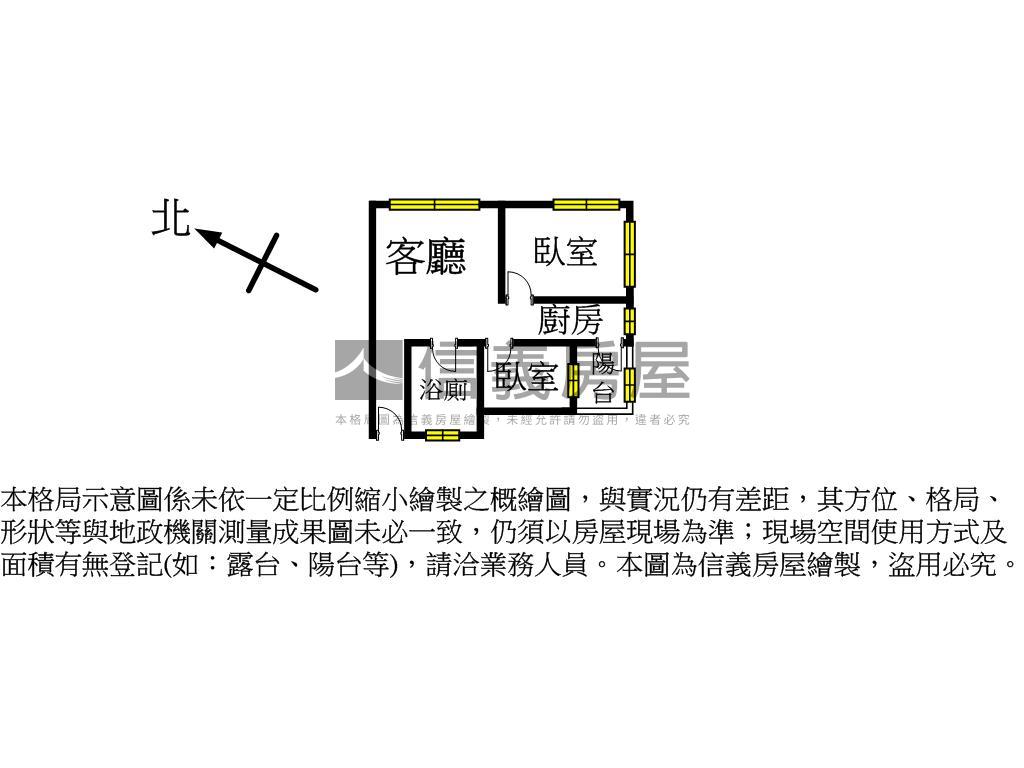 摩登高樓層採光收租首選房房屋室內格局與周邊環境