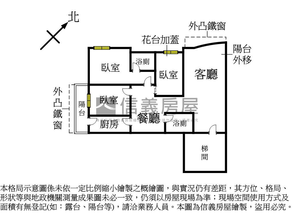 好運旺旺來３房。美房屋室內格局與周邊環境