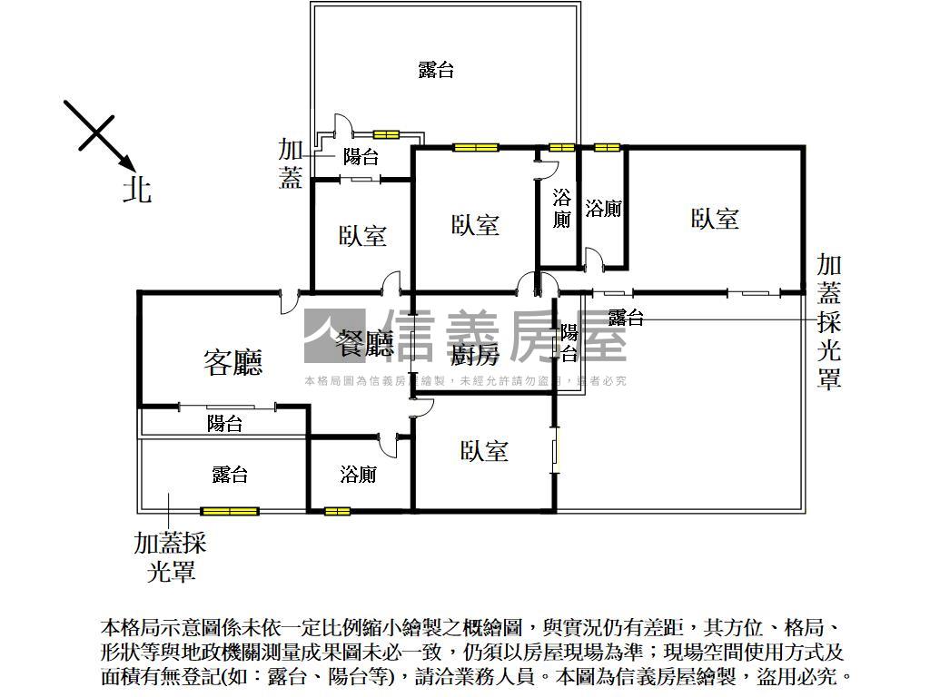專任★富御高樓露台戶★房屋室內格局與周邊環境
