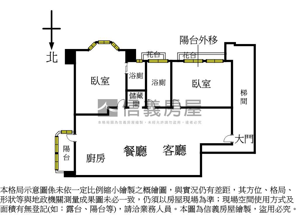 大直香檳。遠眺河景１０１房屋室內格局與周邊環境