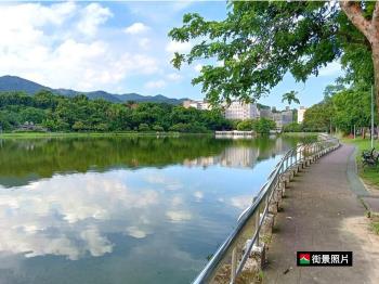 稀有”湖濱麗陽”坡機車位