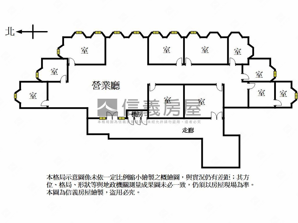 長谷高樓景觀辦公室房屋室內格局與周邊環境