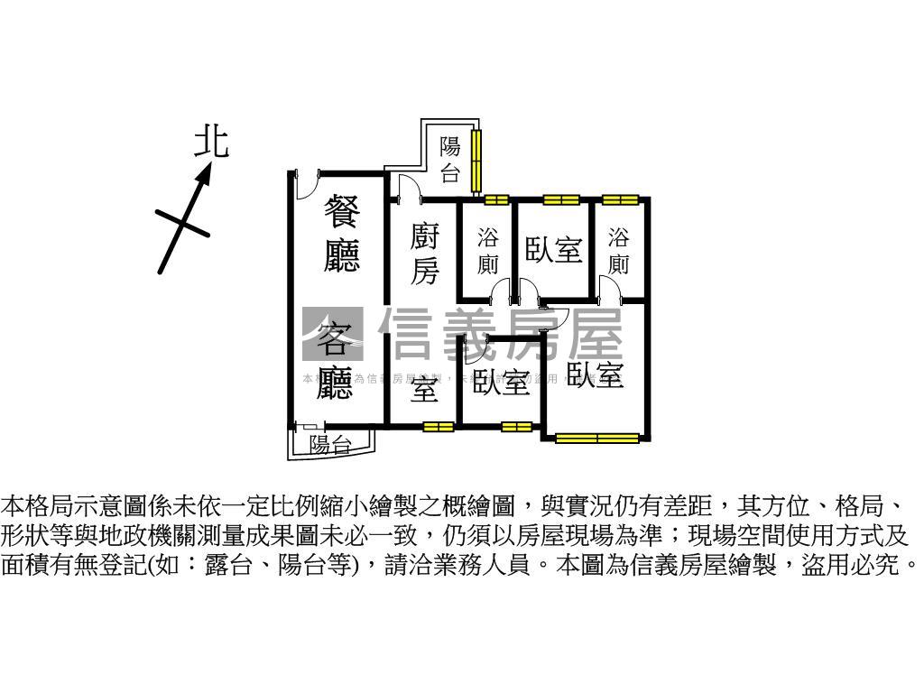 中路重劃區大３房雙車位房屋室內格局與周邊環境