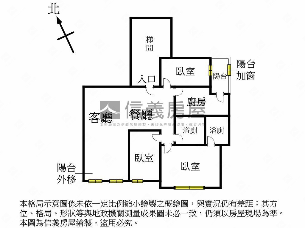 新接！近捷運高樓三房車位房屋室內格局與周邊環境