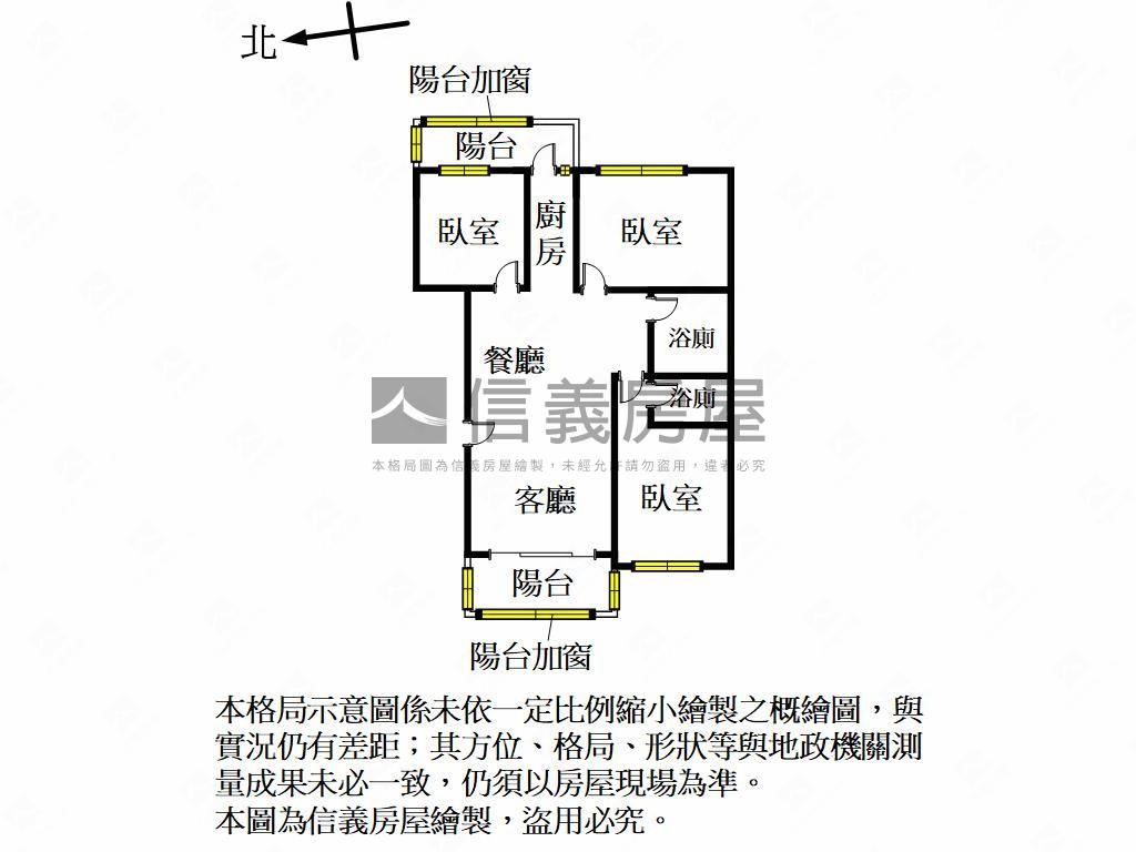 春福聯合國三房附車位房屋室內格局與周邊環境