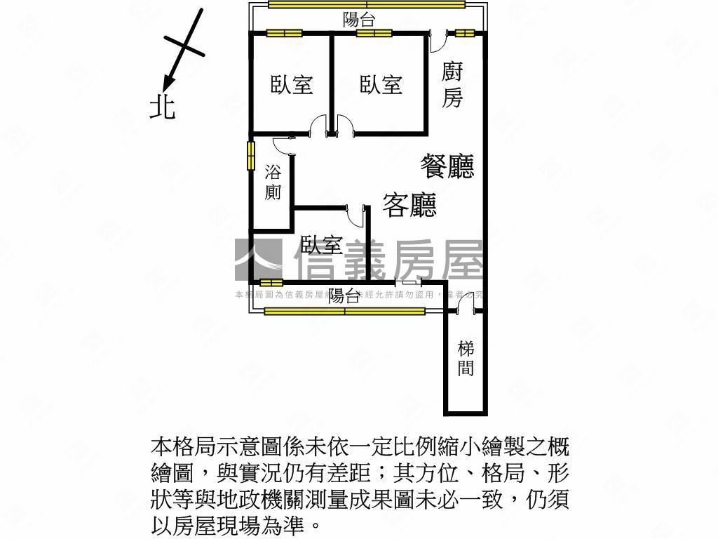 內壢美３房房屋室內格局與周邊環境