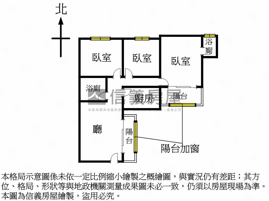 南郭３房美廈房屋室內格局與周邊環境