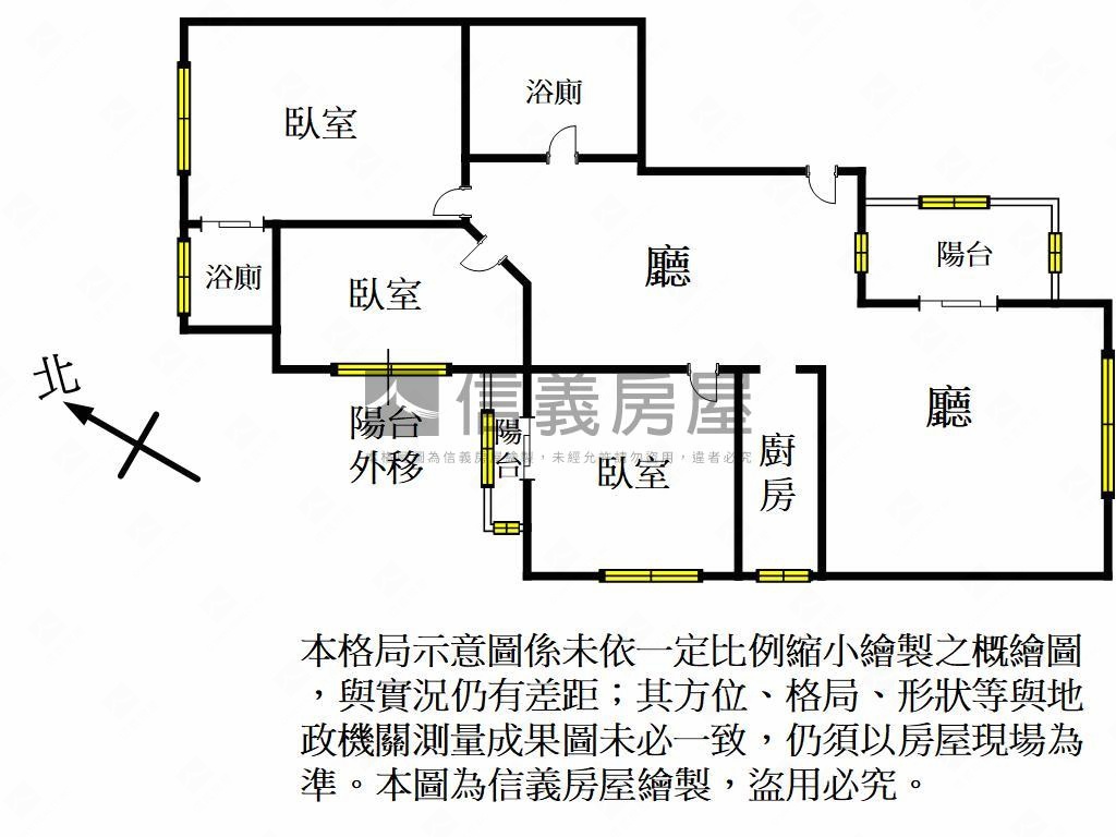 桃園市區育樂街３樓美寓房屋室內格局與周邊環境
