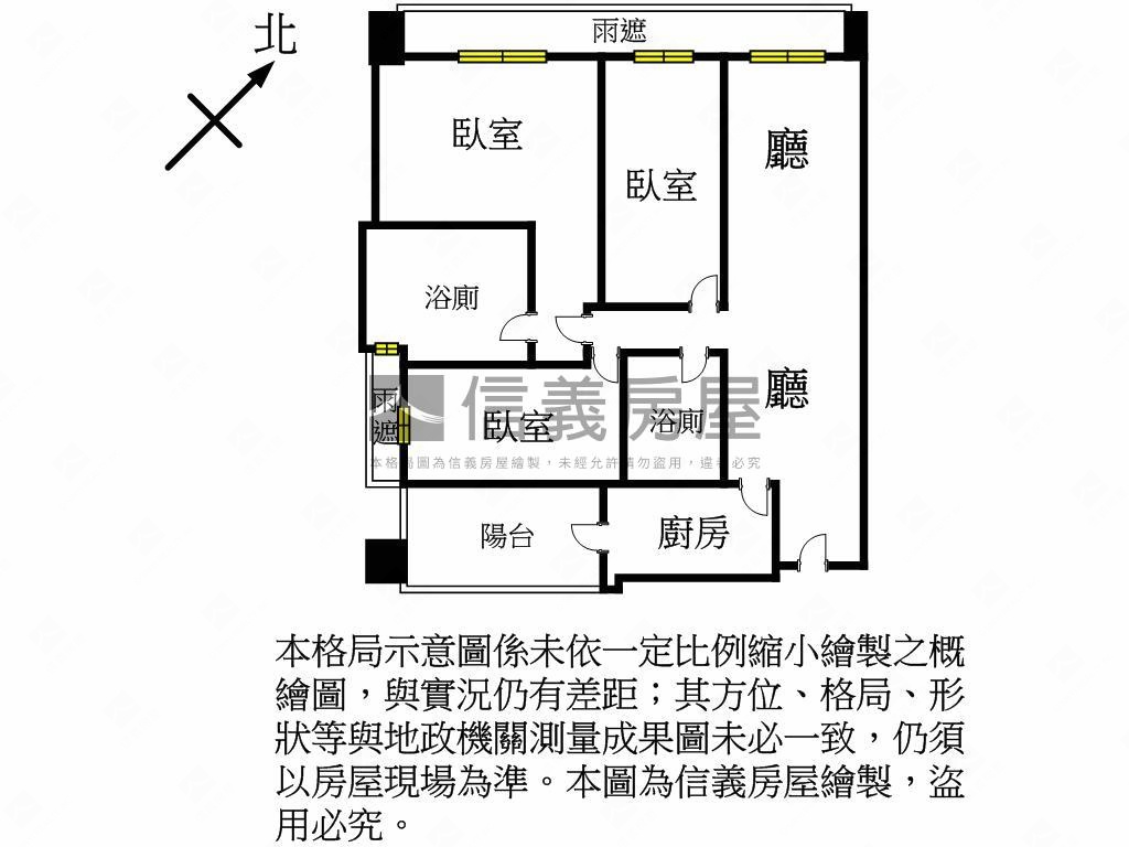 近Ａ１８聯上景觀三房車位房屋室內格局與周邊環境