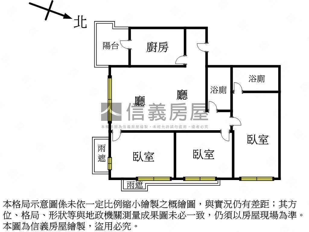美！忠孝大院三房車位房屋室內格局與周邊環境