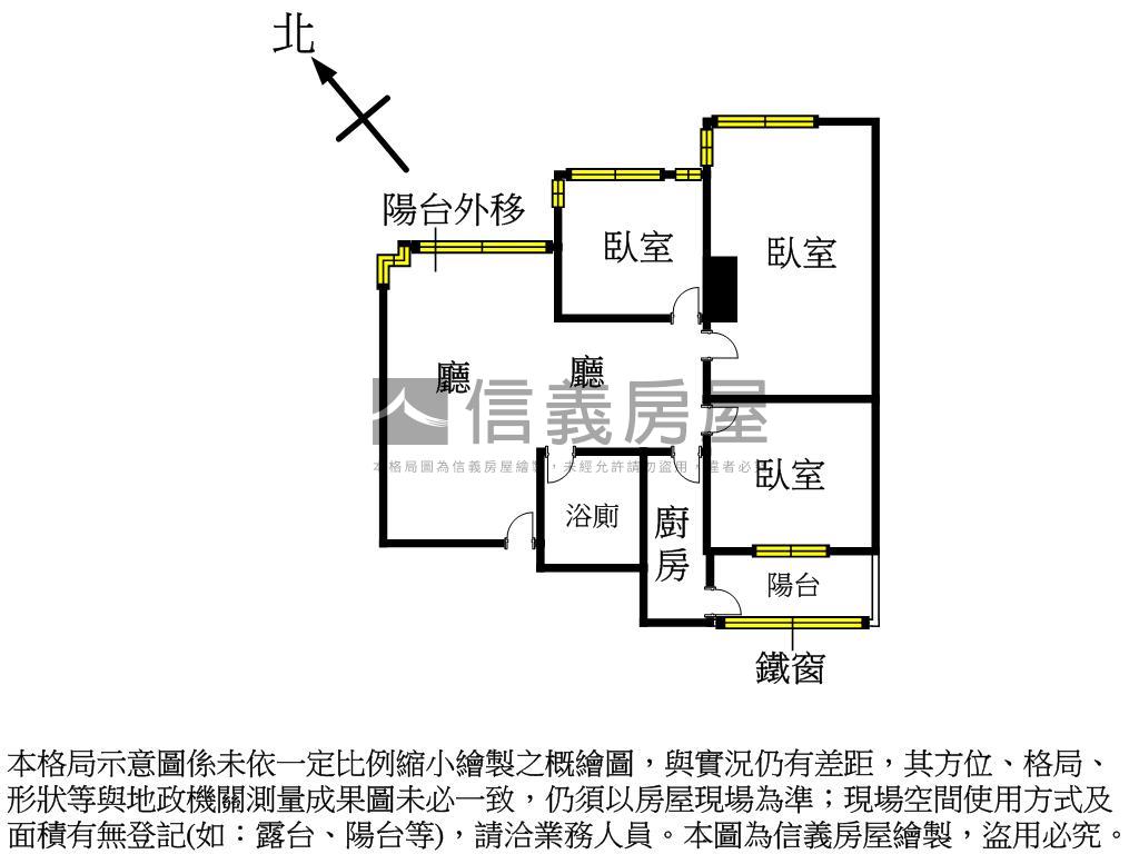 麗湖美景３房房屋室內格局與周邊環境